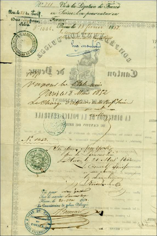 The second page of an indecipherable certificate