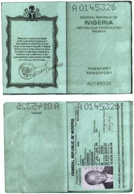 A forged passport